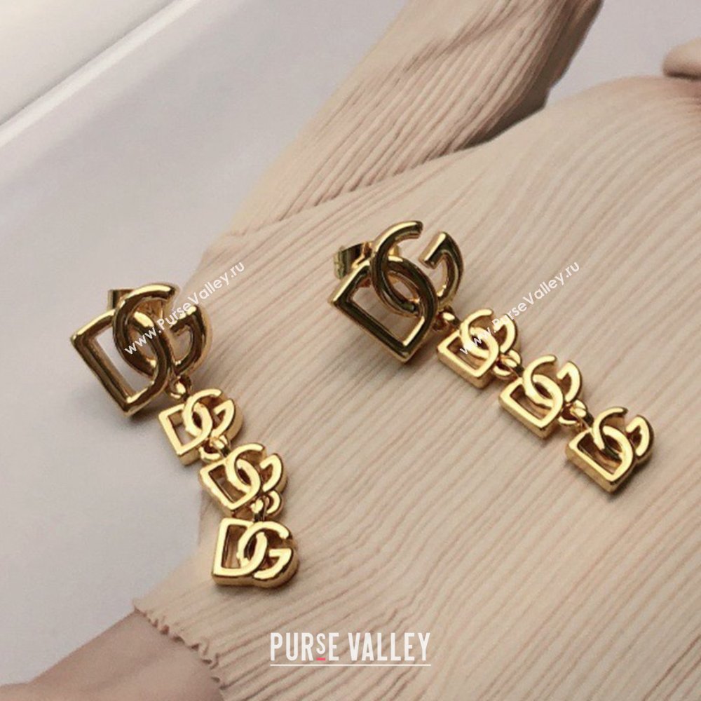 Dolce Gabbana DG Earrings DG91716 Gold 2025 (YF-25091716)
