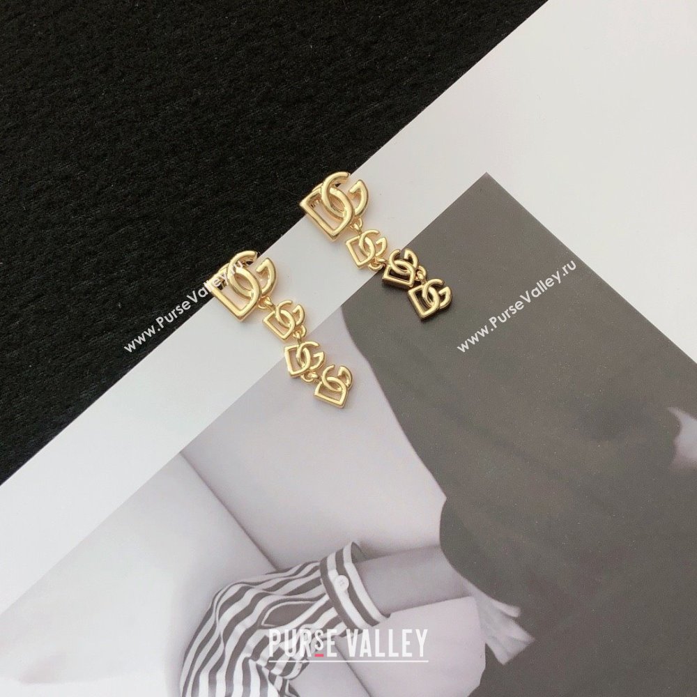Dolce Gabbana DG Earrings DG91716 Gold 2025 (YF-25091716)