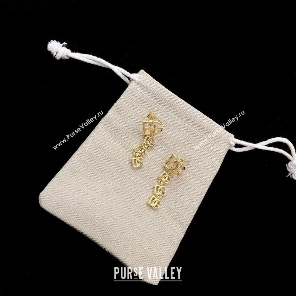 Dolce Gabbana DG Earrings DG91716 Gold 2025 (YF-25091716)