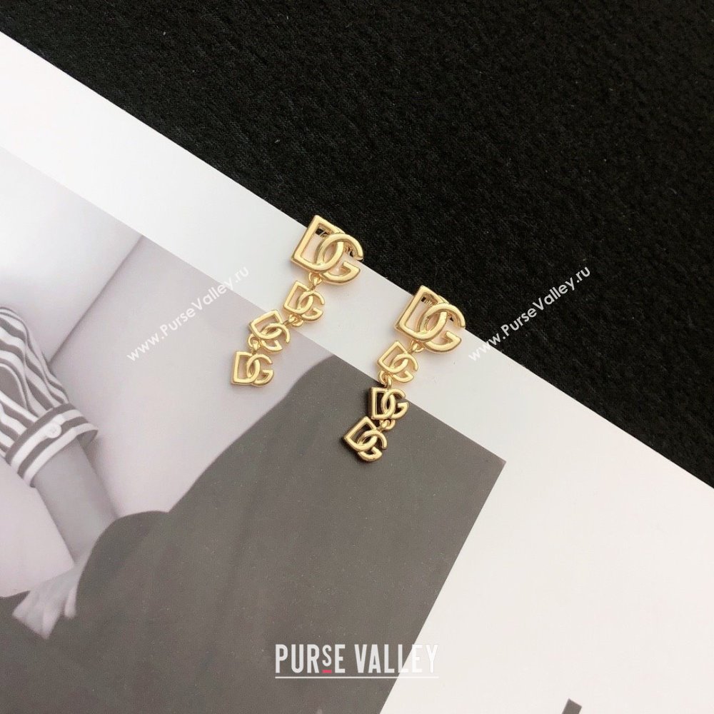 Dolce Gabbana DG Earrings DG91716 Gold 2025 (YF-25091716)