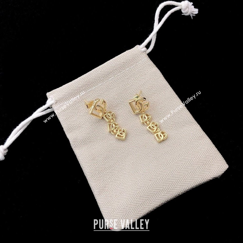 Dolce Gabbana DG Earrings DG91716 Gold 2025 (YF-25091716)