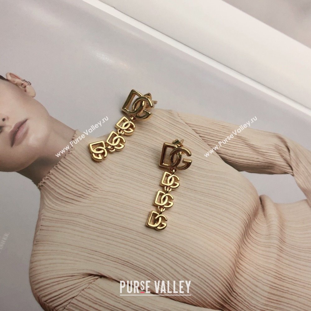 Dolce Gabbana DG Earrings DG91716 Gold 2025 (YF-25091716)