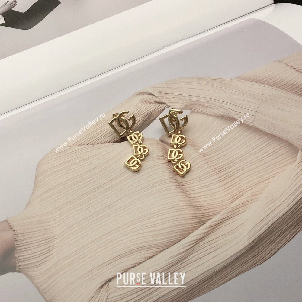 Dolce Gabbana DG Earrings DG91716 Gold 2025 (YF-25091716)