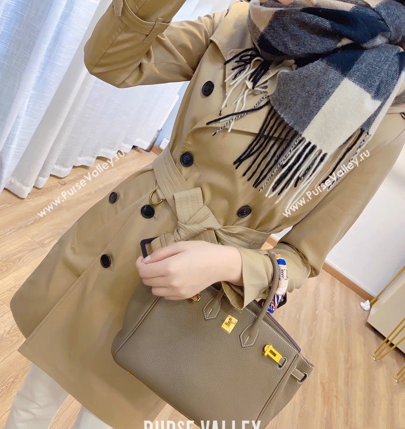 Burberry Trench Coat B91614 Khaki 2025 (Q-25091614)