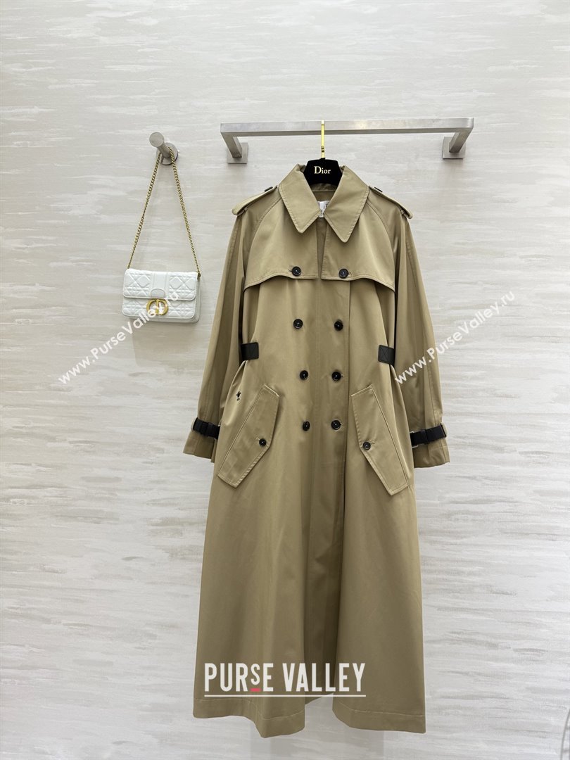 Dior Long Coat B91615 Khaki 2025 (Q-25091615)