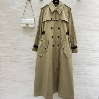 Dior Long Coat B91615 Khaki 2025 (Q-25091615)