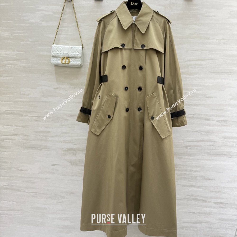 Dior Long Coat B91615 Khaki 2025 (Q-25091615)
