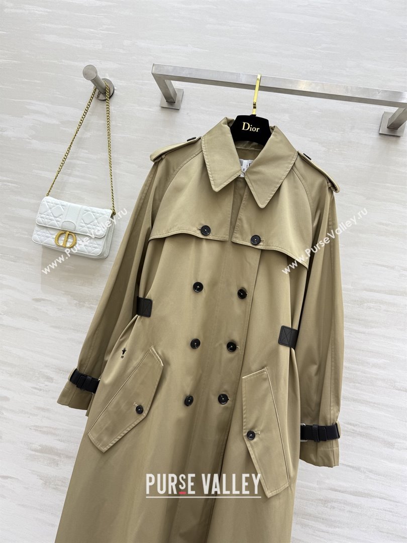 Dior Long Coat B91615 Khaki 2025 (Q-25091615)