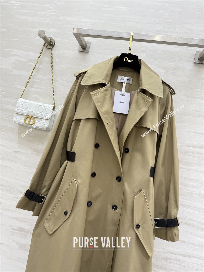 Dior Long Coat B91615 Khaki 2025 (Q-25091615)