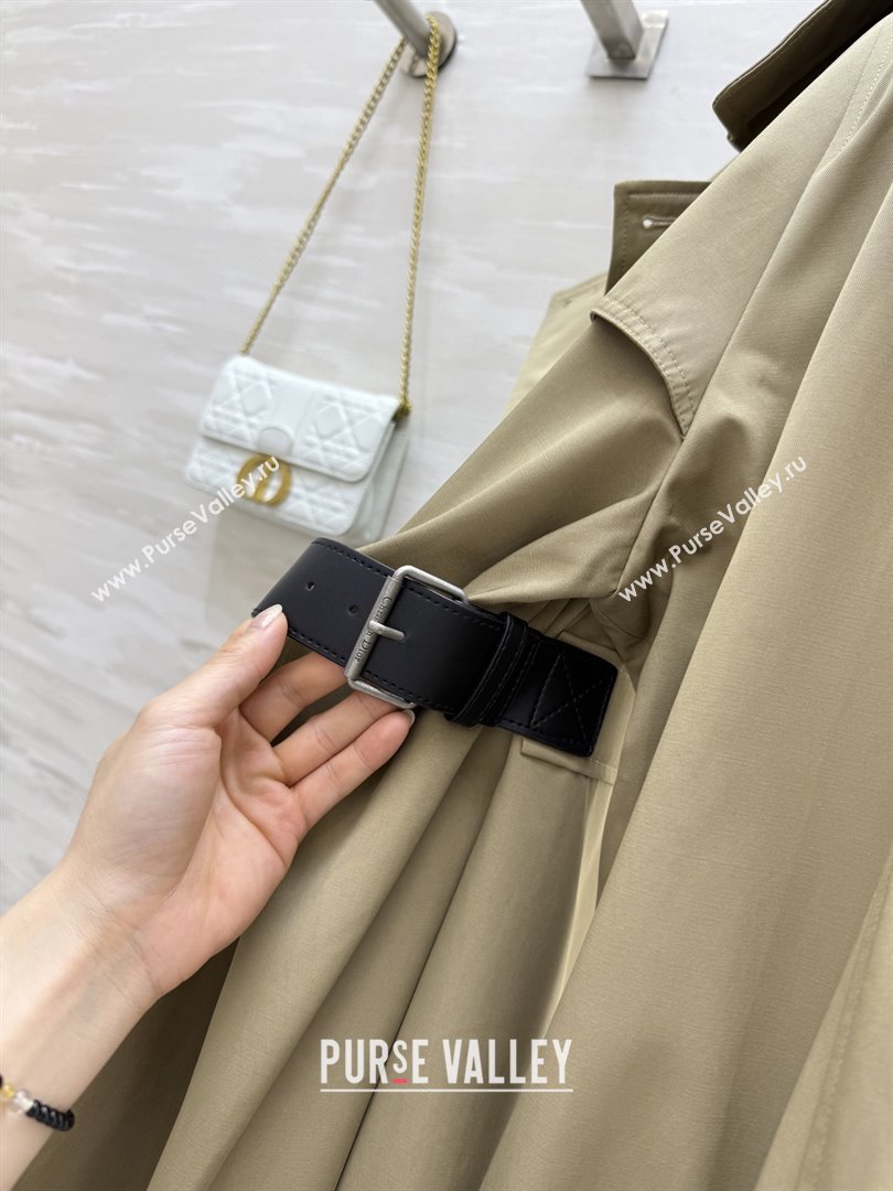 Dior Long Coat B91615 Khaki 2025 (Q-25091615)