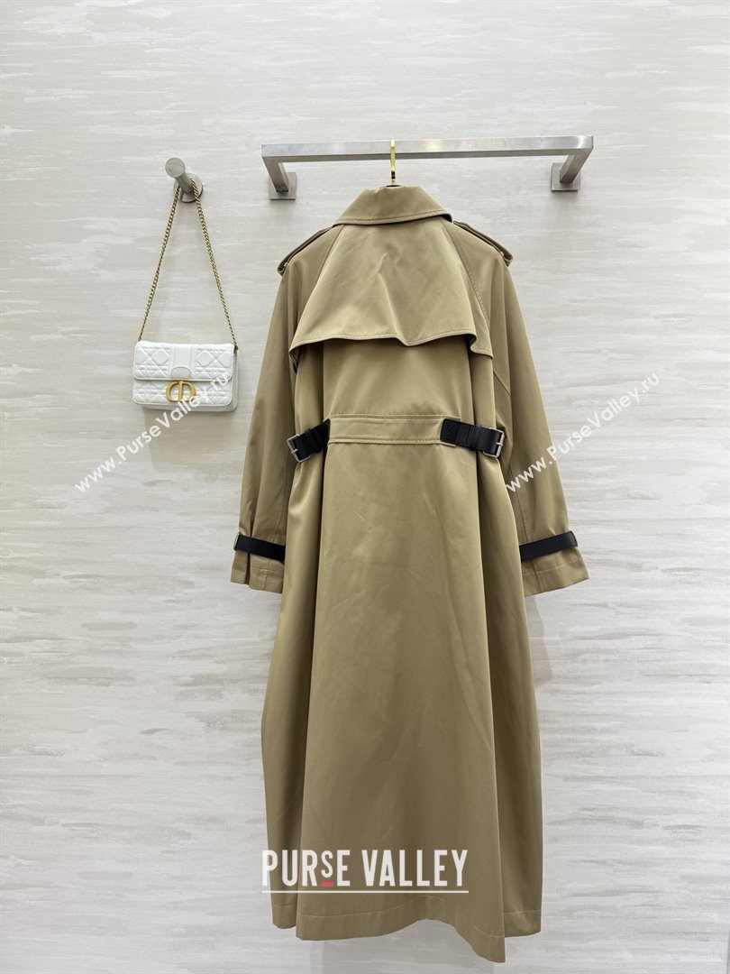 Dior Long Coat B91615 Khaki 2025 (Q-25091615)