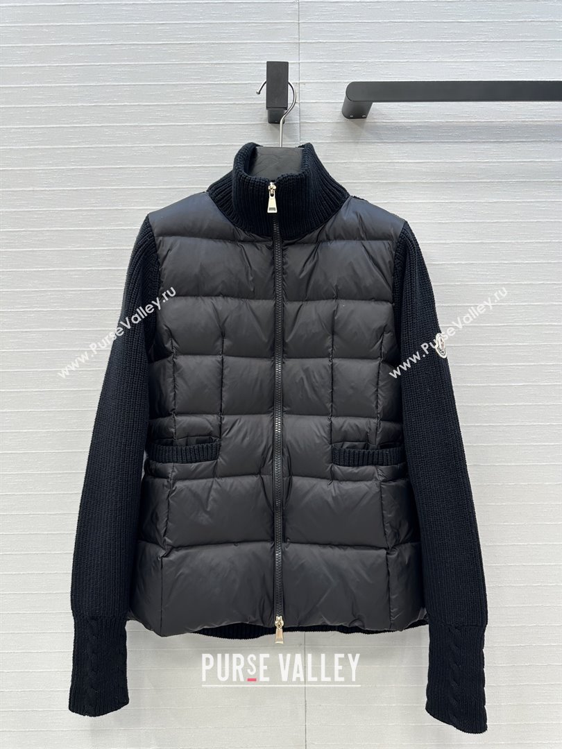 Moncler Padded Zip-up Cardigan M91620 Black 2025 (Q-25091620)