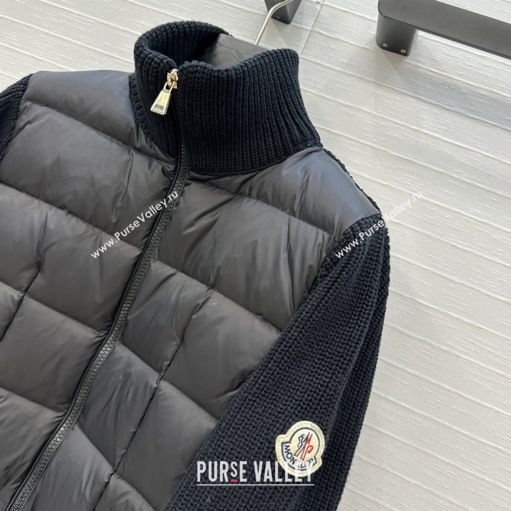Moncler Padded Zip-up Cardigan M91620 Black 2025 (Q-25091620)
