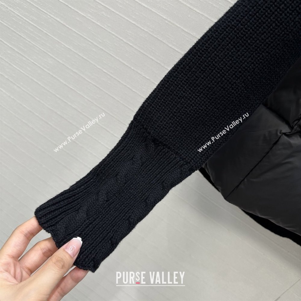 Moncler Padded Zip-up Cardigan M91620 Black 2025 (Q-25091620)