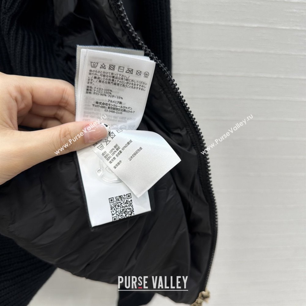 Moncler Padded Zip-up Cardigan M91620 Black 2025 (Q-25091620)