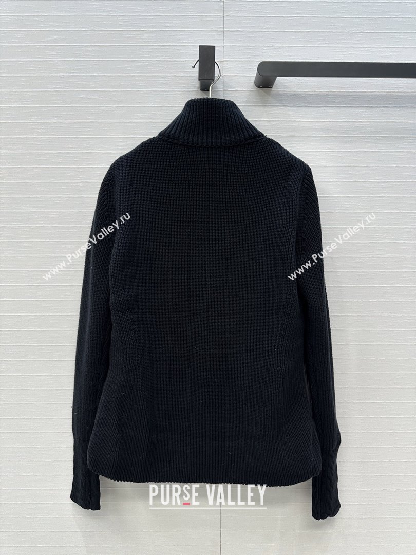 Moncler Padded Zip-up Cardigan M91620 Black 2025 (Q-25091620)