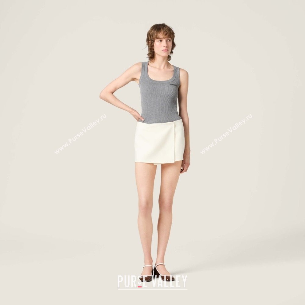 Miu Miu Wool Vest M91621 Grey 2025 (Q-25091621)