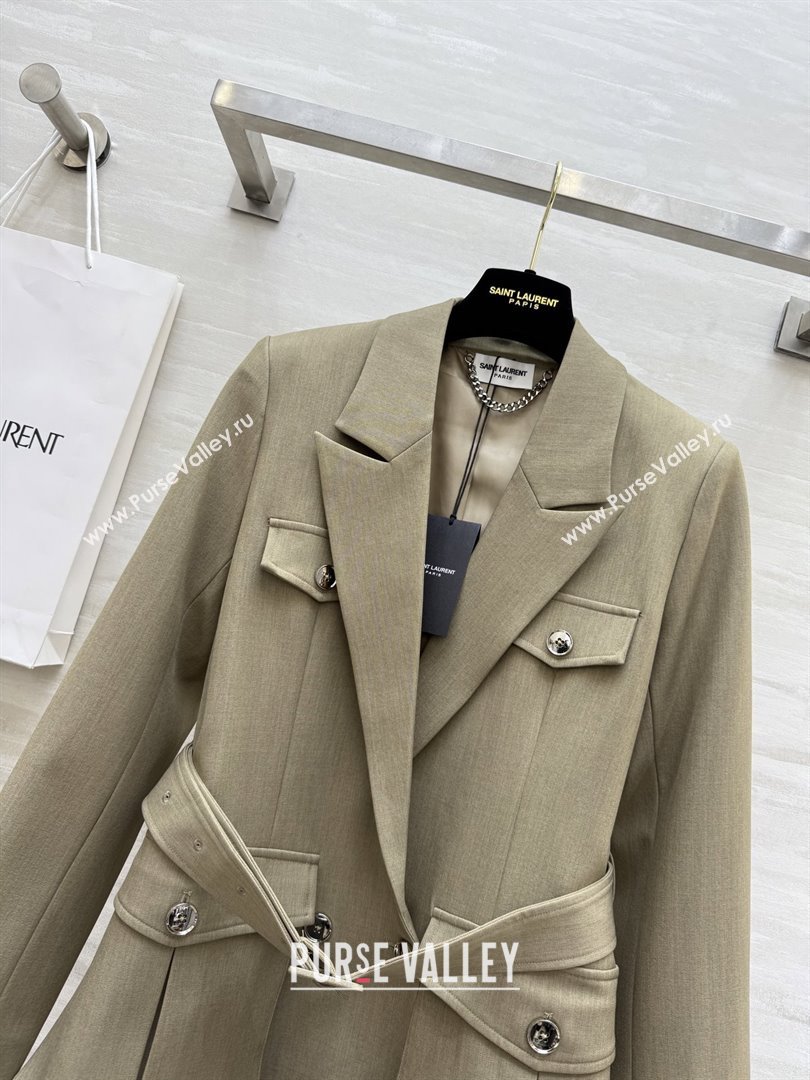 Saint Laurent Jacket S91625 Beige 2025 (Q-25091625)