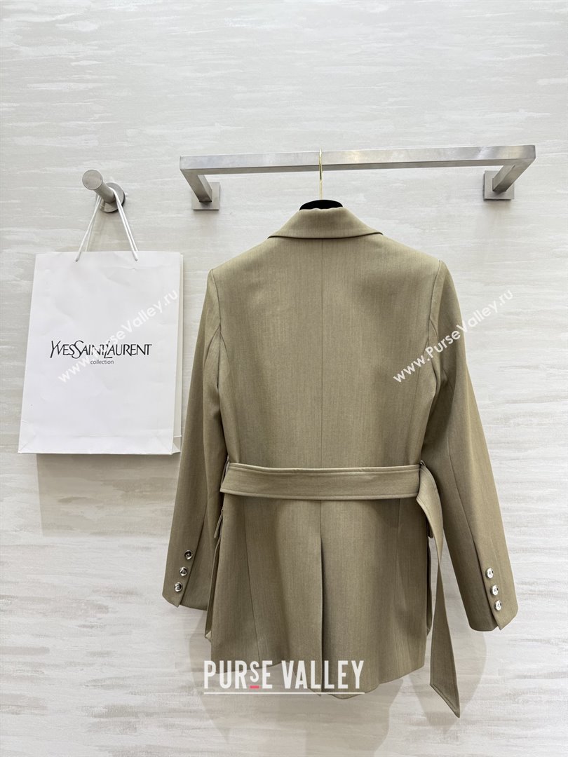 Saint Laurent Jacket S91625 Beige 2025 (Q-25091625)