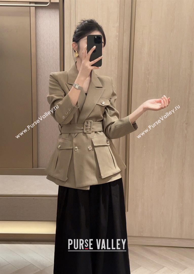 Saint Laurent Jacket S91625 Beige 2025 (Q-25091625)