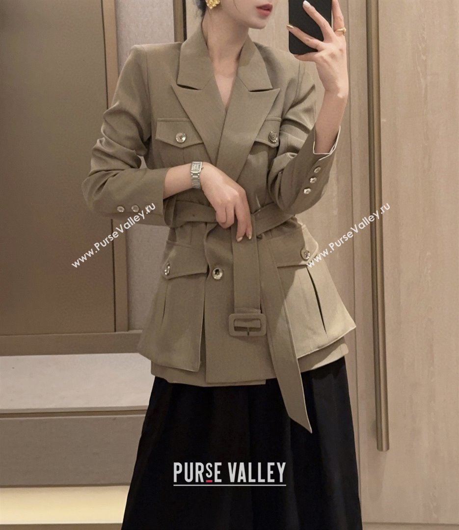 Saint Laurent Jacket S91625 Beige 2025 (Q-25091625)