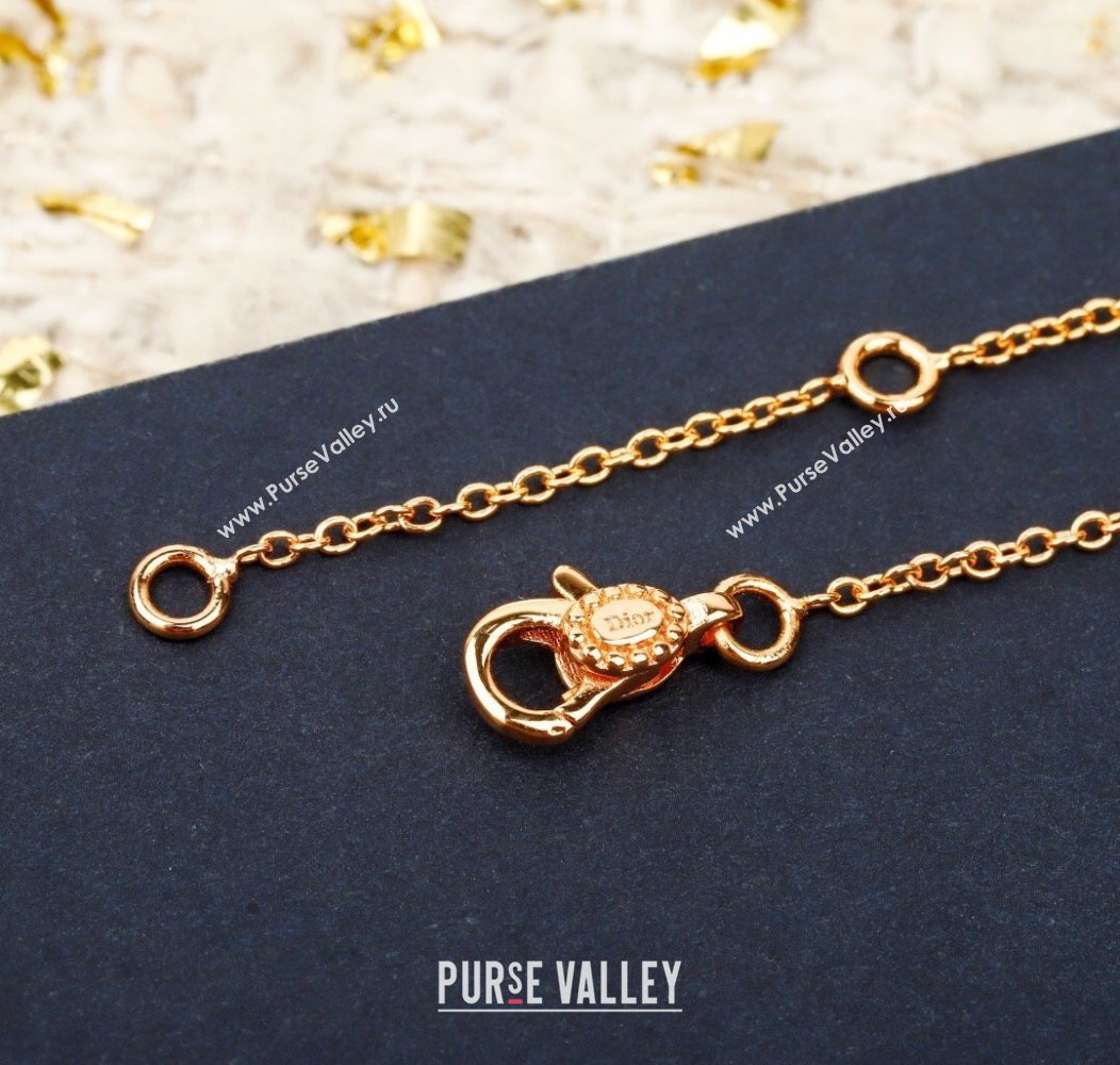 Dior Rose des Vents Necklace Pink 2025 0915 (YF-250915102)