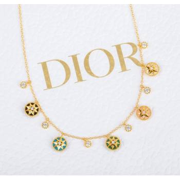 Dior Rose des Vents Necklace Green 2025 0915 (YF-250915103)