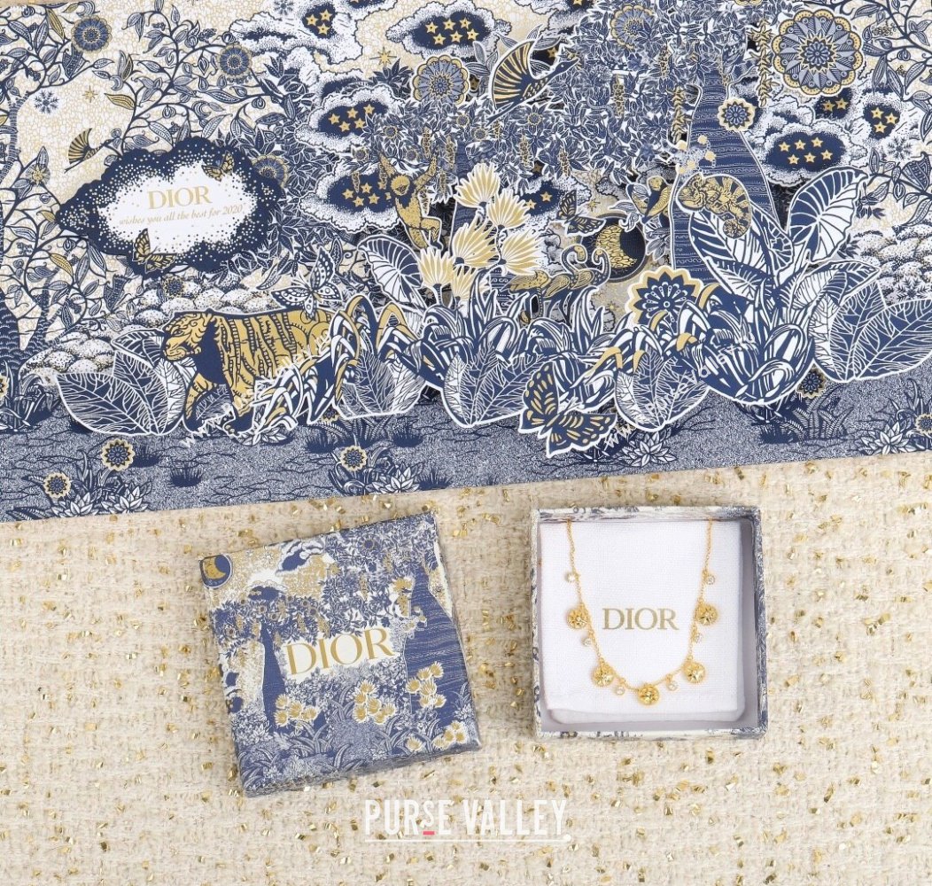 Dior Rose des Vents Necklace Gold 2025 0915 (YF-250915104)