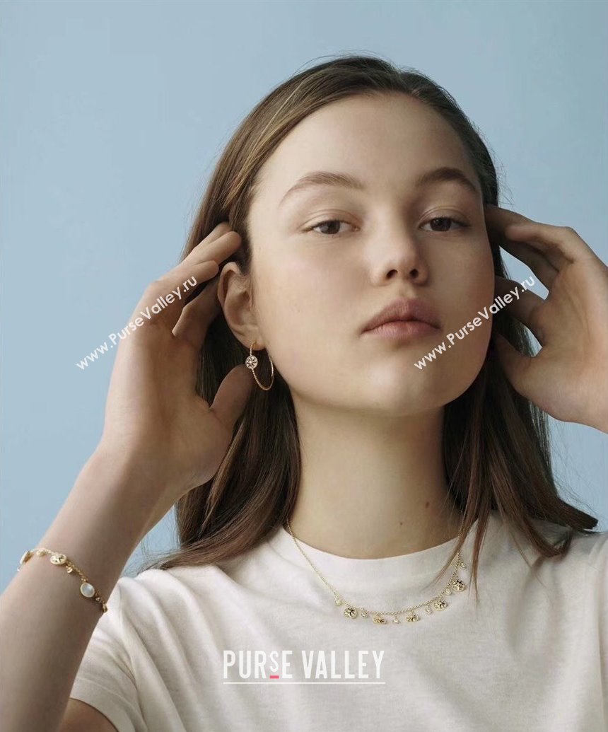 Dior Rose des Vents Necklace Gold 2025 0915 (YF-250915104)