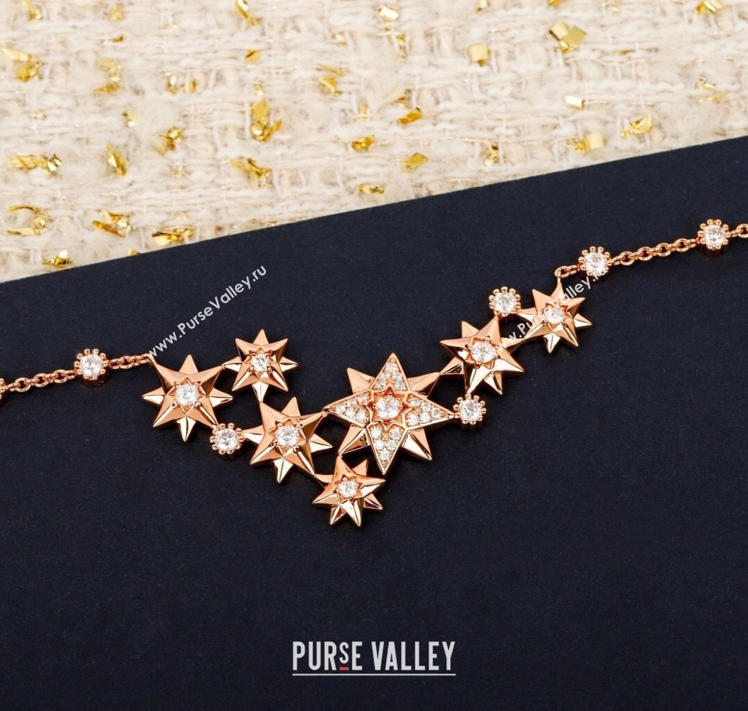 Dior etoile des Vents Necklace Rose Gold 2025 0915 (YF-250915106)