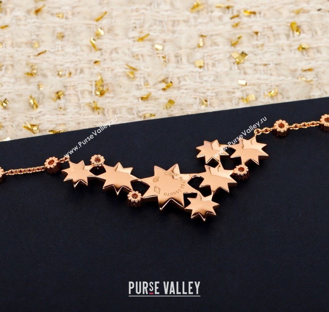 Dior etoile des Vents Necklace Rose Gold 2025 0915 (YF-250915106)