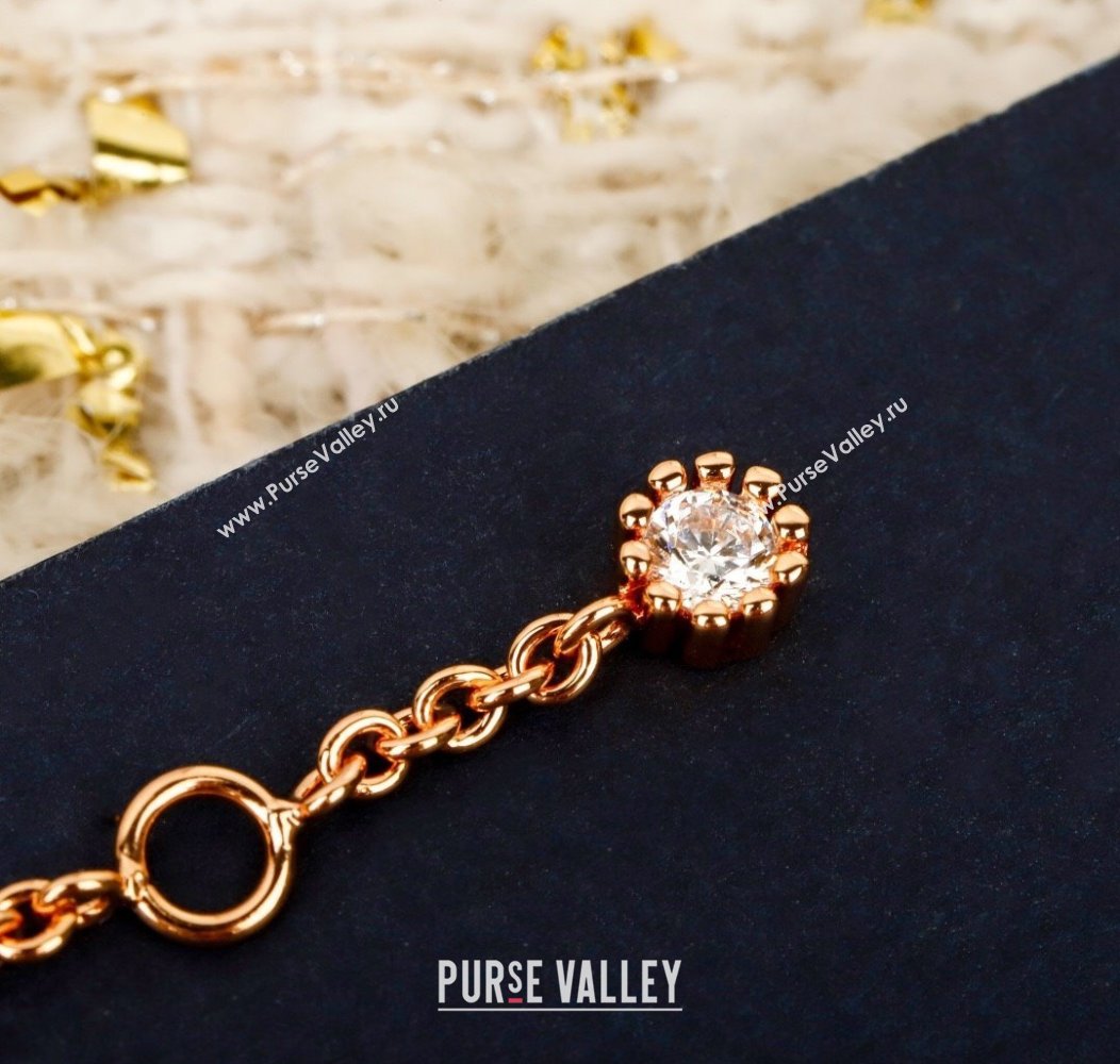 Dior etoile des Vents Necklace Rose Gold 2025 0915 (YF-250915106)