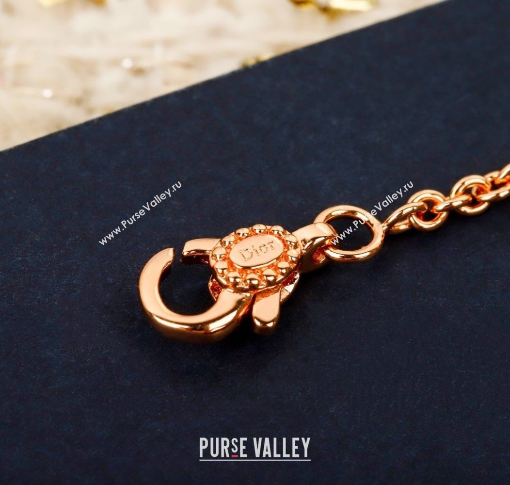 Dior etoile des Vents Necklace Rose Gold 2025 0915 (YF-250915106)