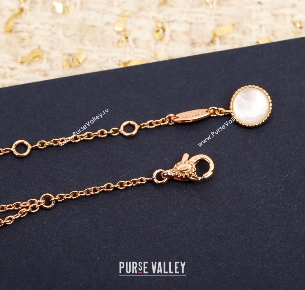 Dior Rose des Vents Necklace Rose Gold 2025 0915 (YF-250915107)