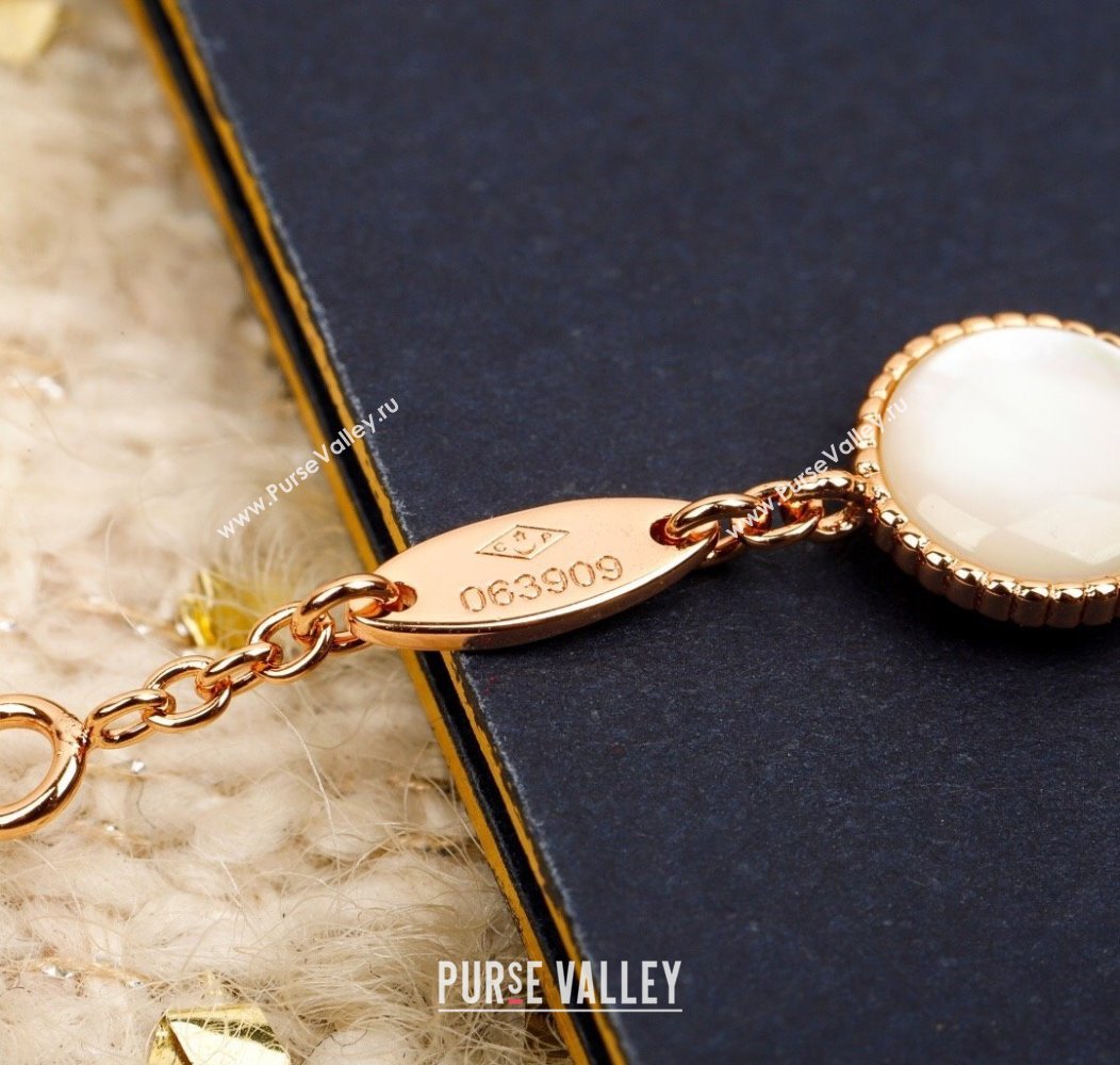 Dior Rose des Vents Necklace Rose Gold 2025 0915 (YF-250915107)