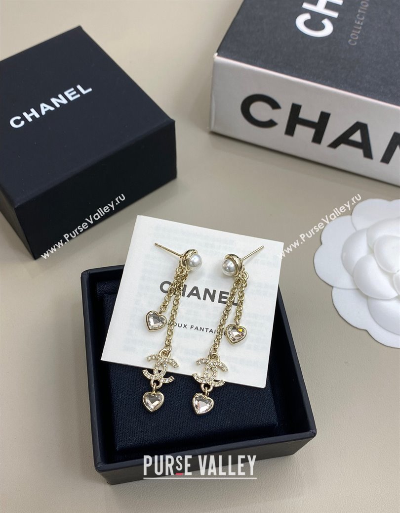 Chanel Heart Tassel Earrings 2025 CH0915087 (YF-250915087)