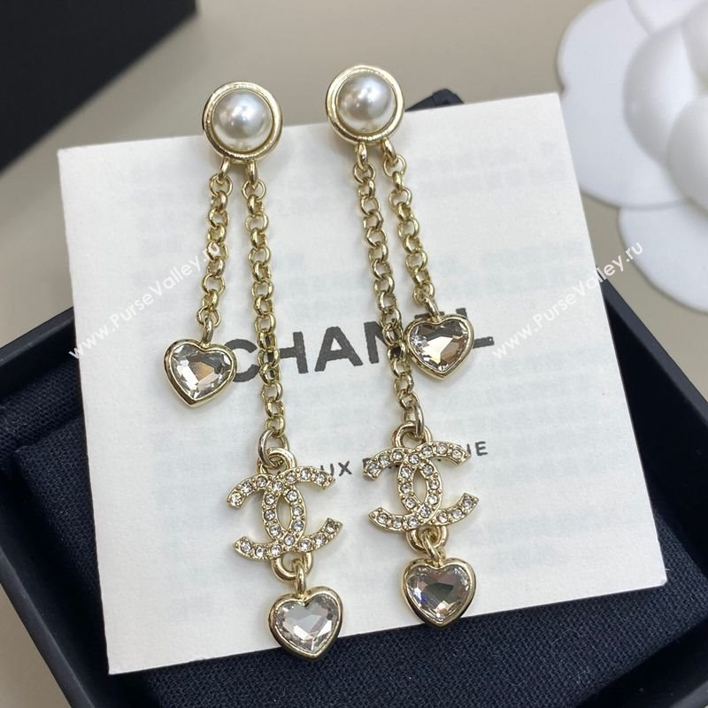 Chanel Heart Tassel Earrings 2025 CH0915087 (YF-250915087)