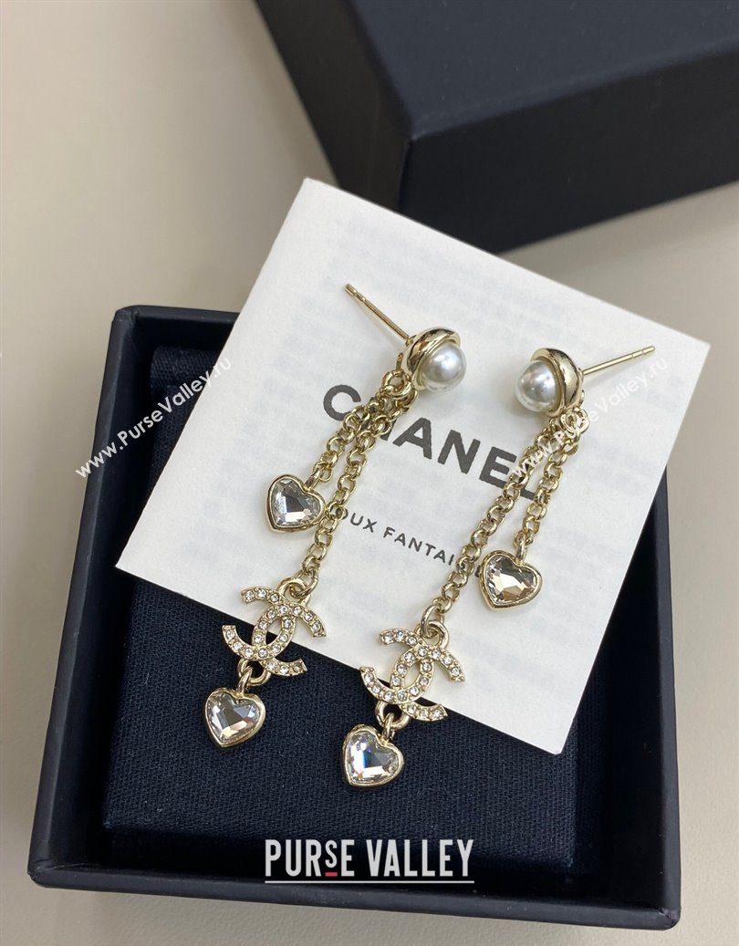 Chanel Heart Tassel Earrings 2025 CH0915087 (YF-250915087)