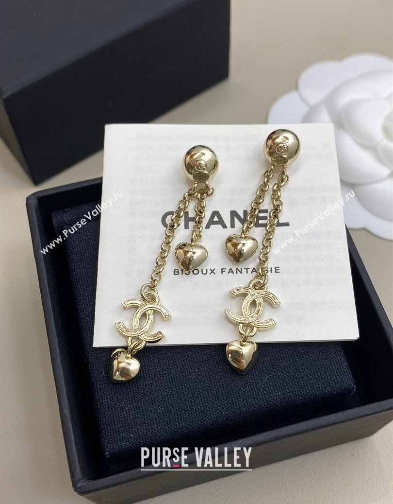 Chanel Heart Tassel Earrings 2025 CH0915087 (YF-250915087)