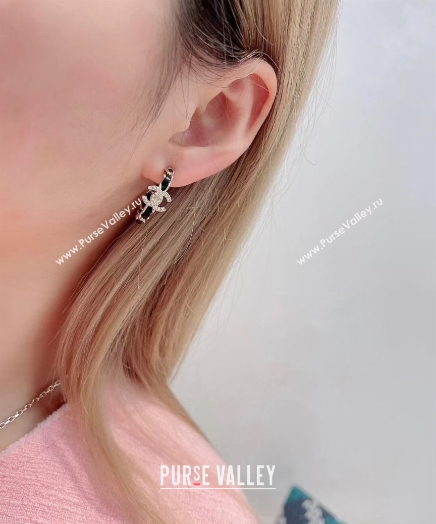 Chanel Hoop Earrings Black 2025 CH0915091 (YF-250915091)