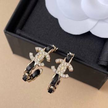 Chanel Hoop Earrings Black 2025 CH0915091 (YF-250915091)