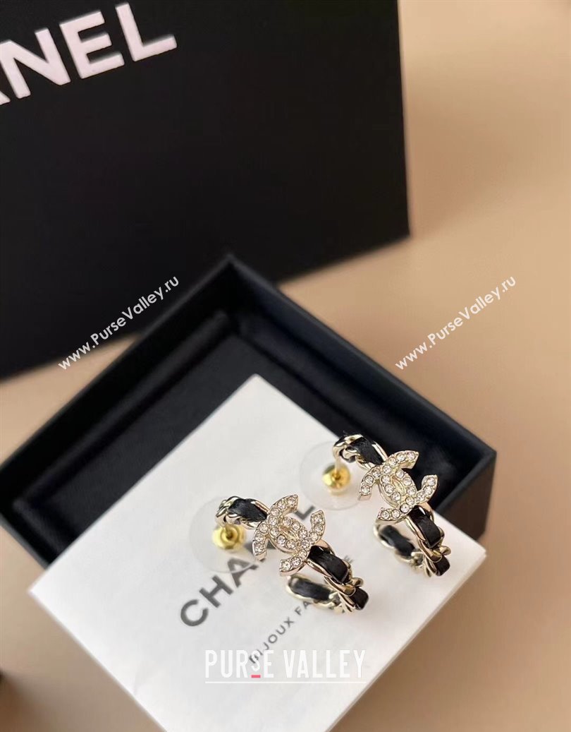 Chanel Hoop Earrings Black 2025 CH0915091 (YF-250915091)
