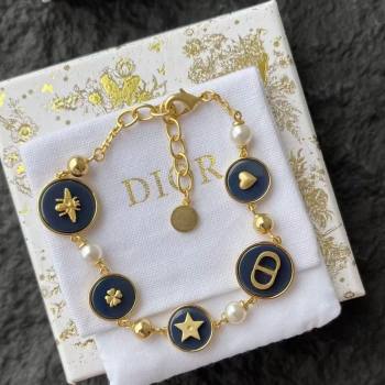 Dior D-Luck Bracelet Blue 2025 0915 (YF-250915098)