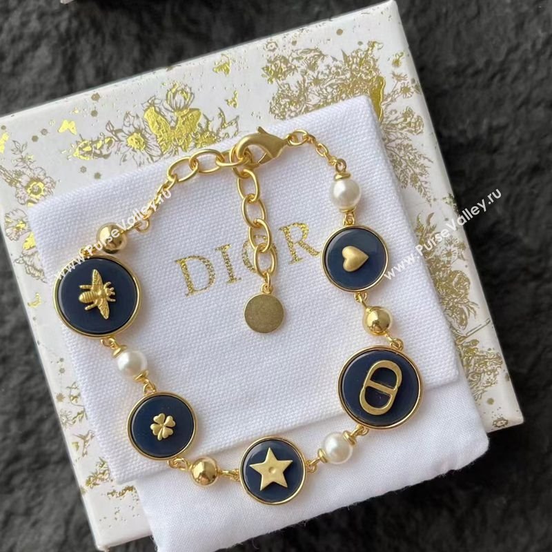 Dior D-Luck Bracelet Blue 2025 0915 (YF-250915098)