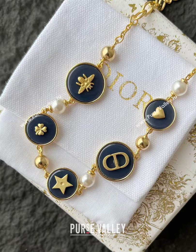 Dior D-Luck Bracelet Blue 2025 0915 (YF-250915098)