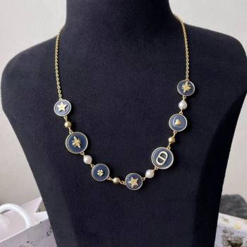 Dior D-Luck Necklace Blue 2025 0915 (YF-250915099)