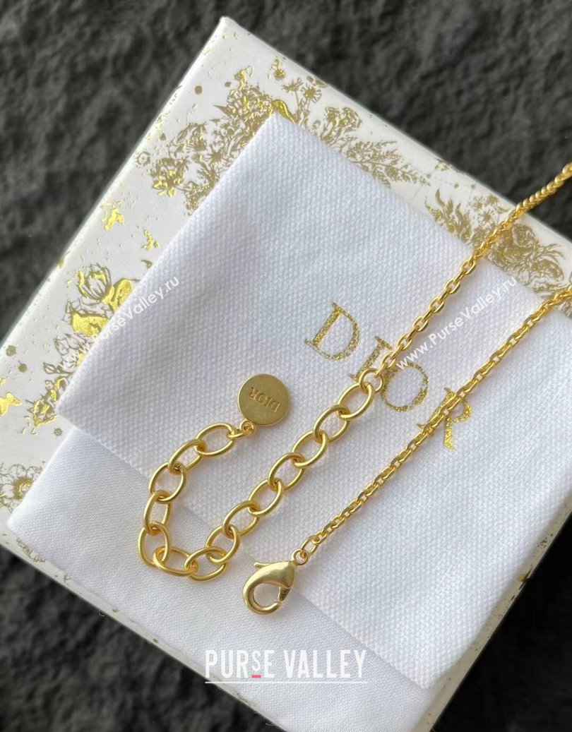 Dior D-Luck Necklace Blue 2025 0915 (YF-250915099)