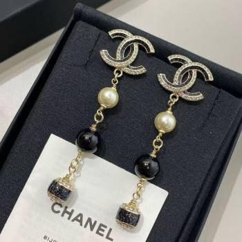 Chanel Long Earrings Black 2025 CH091528 (YF-250915128)
