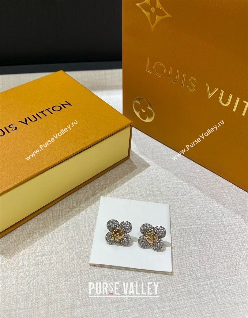 Louis Vuitton Vivienne Studs Earrings with Strass 2025 0916 (YF-250916008)