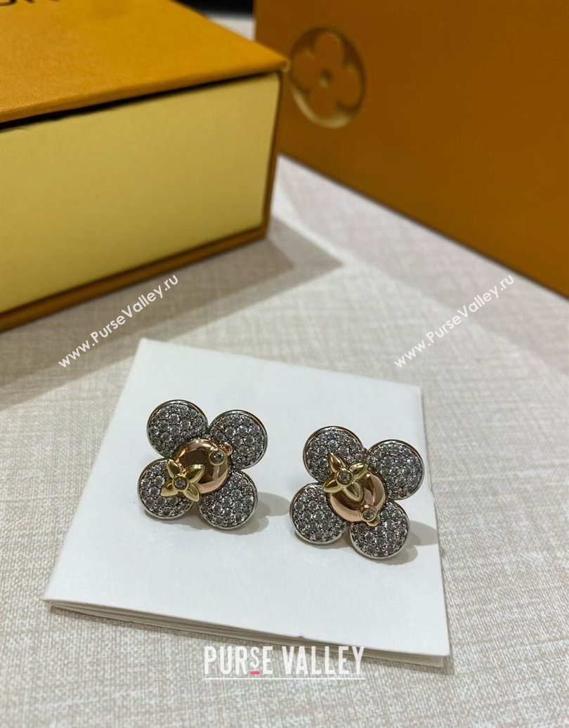 Louis Vuitton Vivienne Studs Earrings with Strass 2025 0916 (YF-250916008)